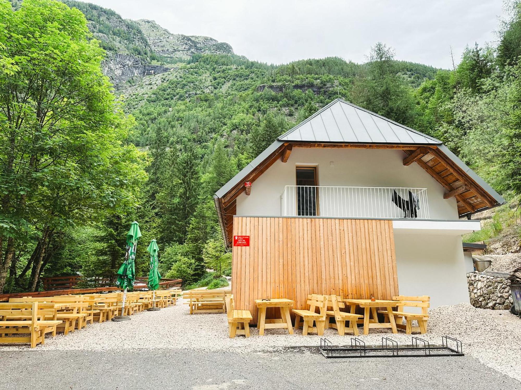 Vila Koca Ob Izviru Soce Trenta Exteriér fotografie